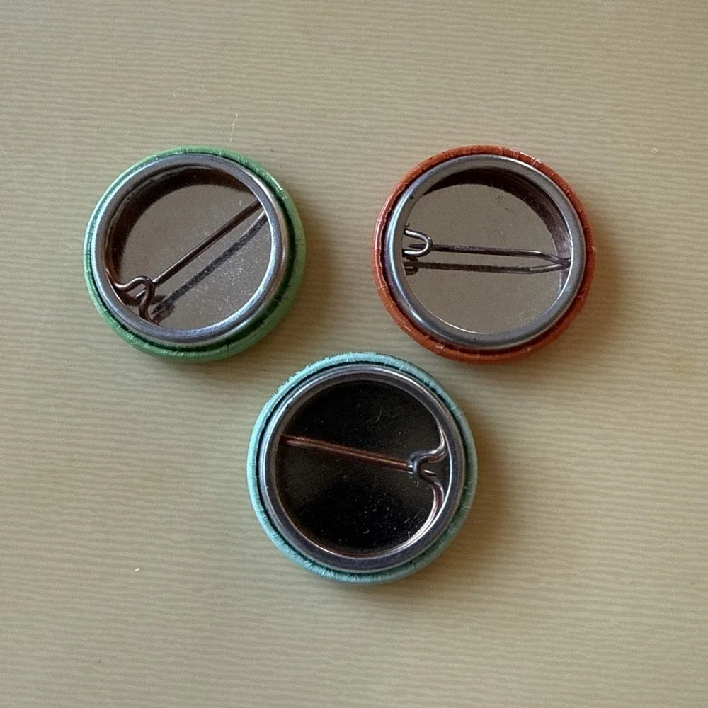 Vintage Lot Of 3 Jane Jenni Personality Pin Back Buttons 1